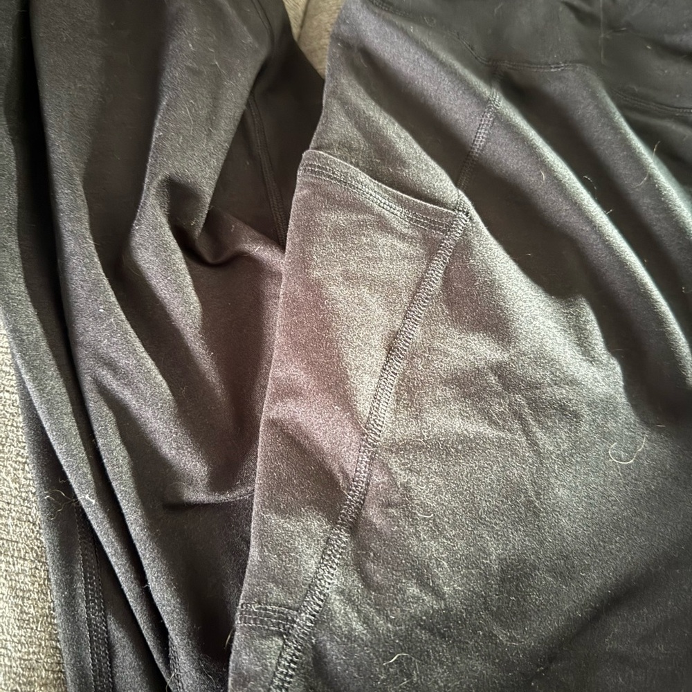 Maurices Black Stretch Active Leggings with Side Pocket